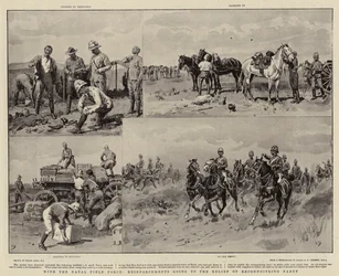 With the Natal Field Force Reinforcements Going to the Relief of Reconnoitring Party